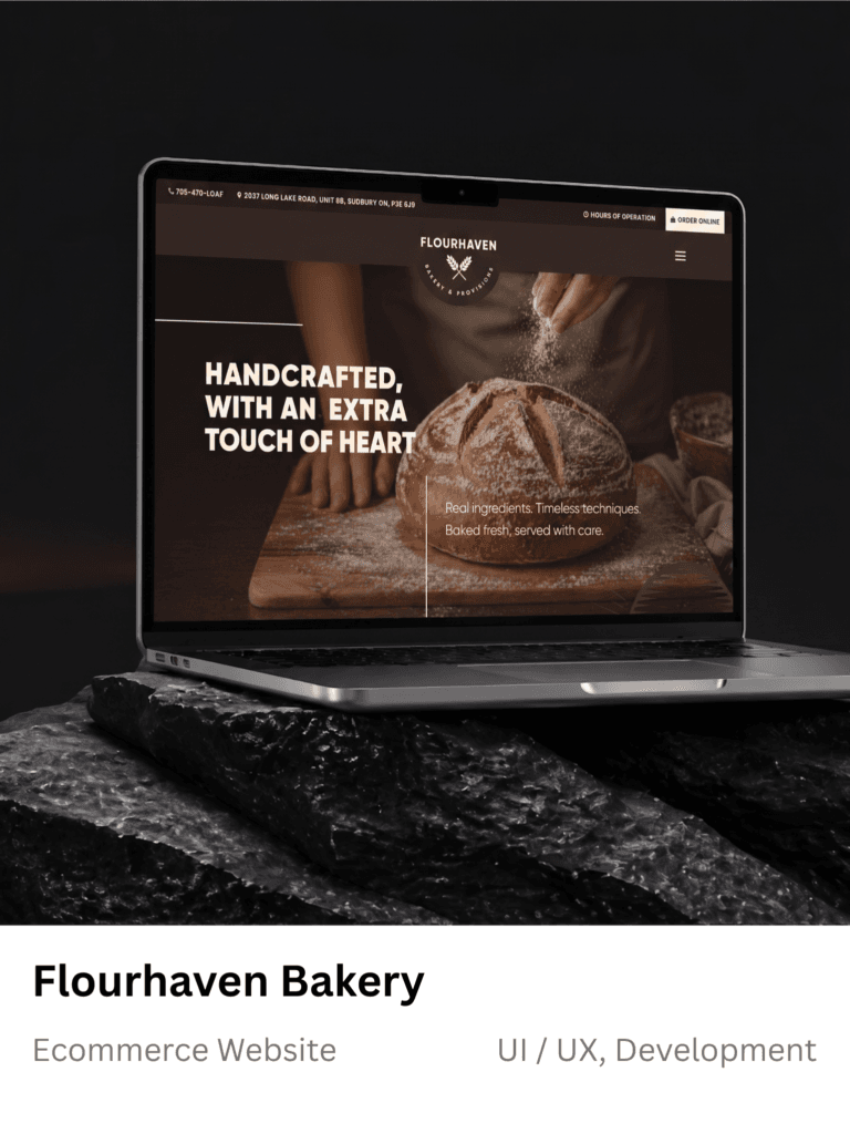 Voryzen web design London - Flourhaven Bakery