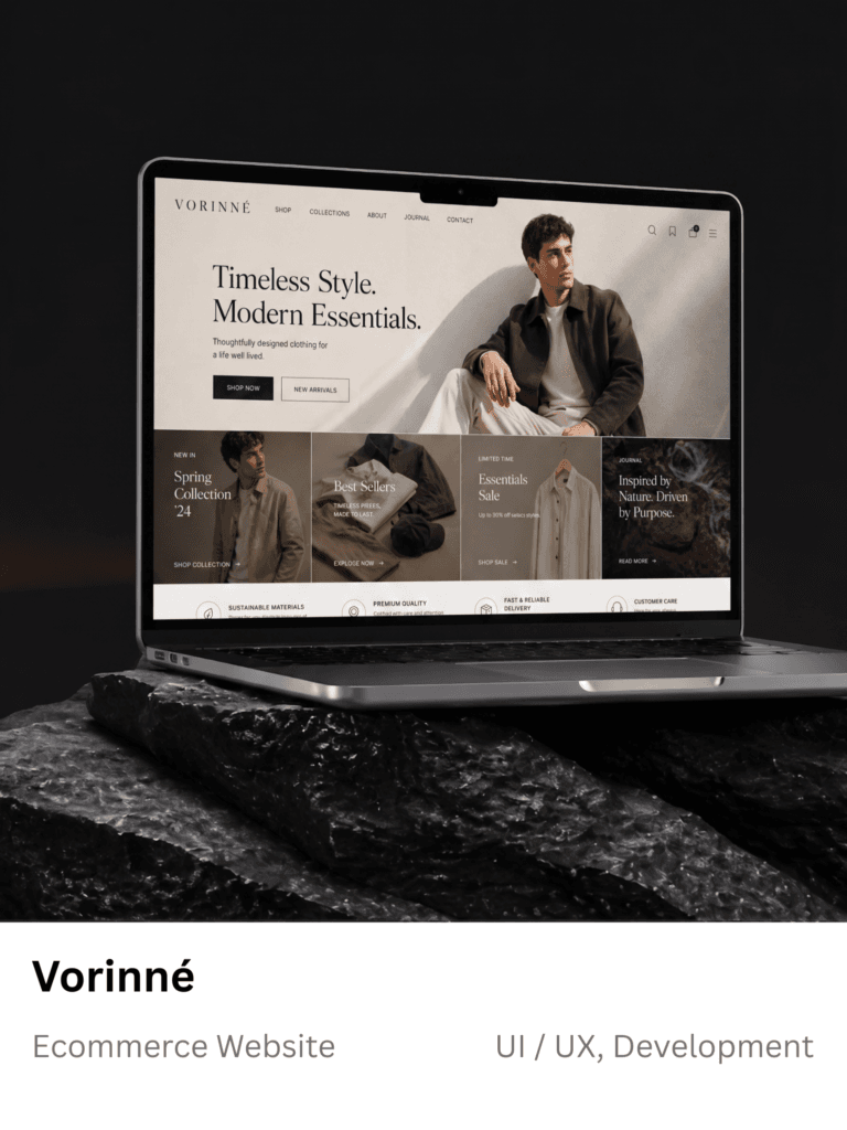 Voryzen web design London - Vorinne